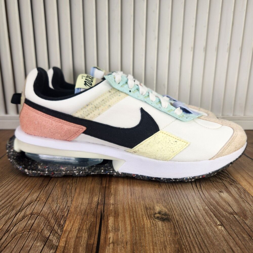 Nike Air Max Pre-Day Running Shoes Mens Size 9.5 Sail Black Mint Foam DQ7634-100
